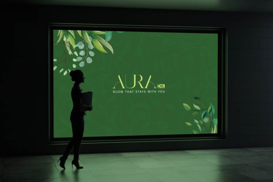 Aura Oils Logo Design project cover