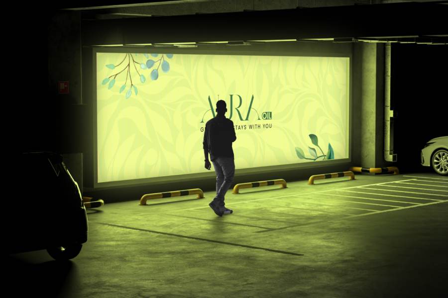 Aura Oils Logo Design visual 2