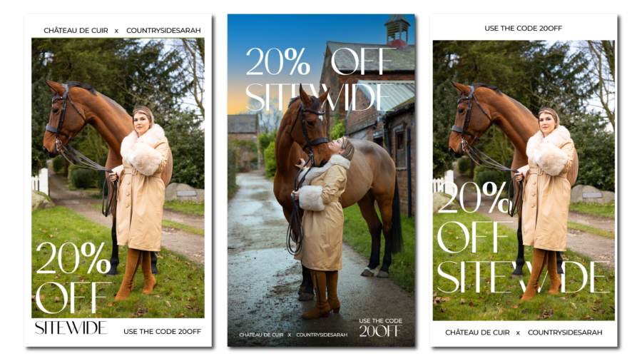 Chateau De Cuir Brand Identity visual 2