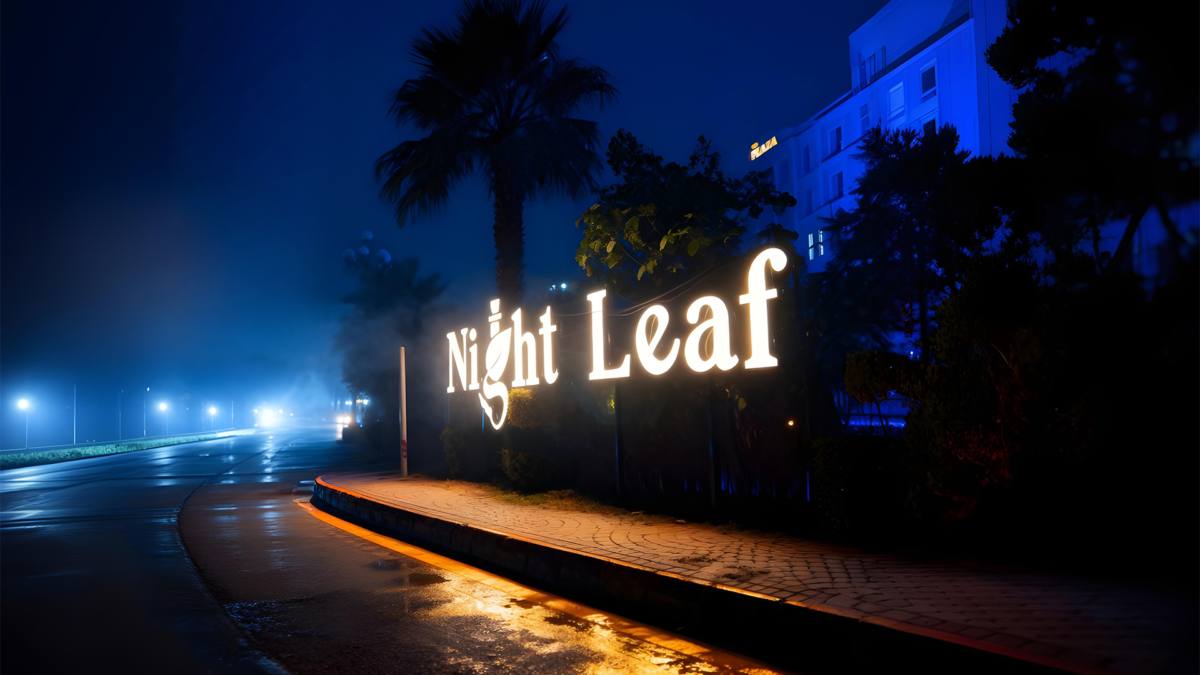 Night Leaf Social Media project cover